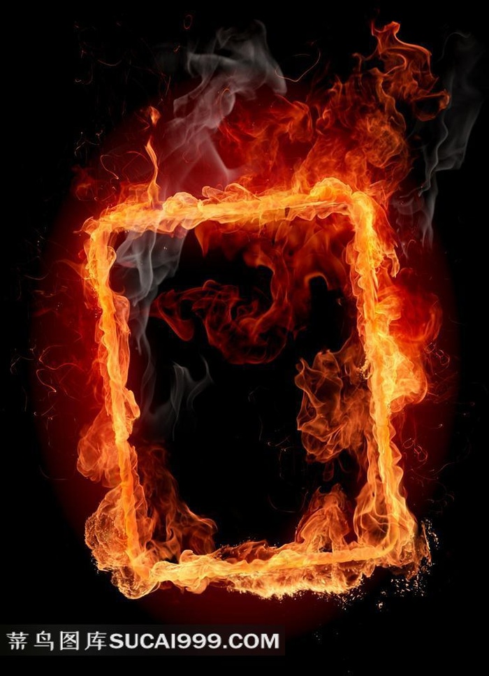 火焰边框素材