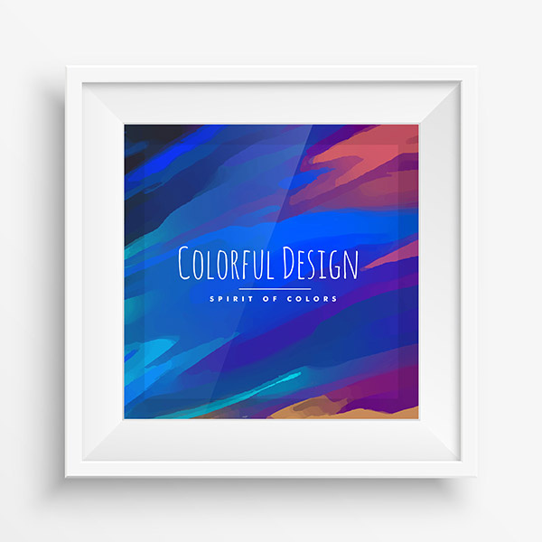 1抽象的彩色背景