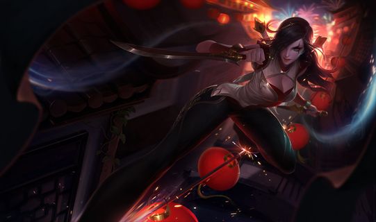 英雄联盟人物原画闭月之颜 貂蝉