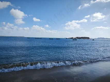 阴天天气的大海