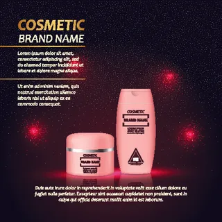 设计广告化妆品素材