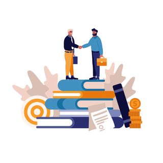 扁平化人物场景办公互联网等距ai矢量设计网页海报UI素材插画