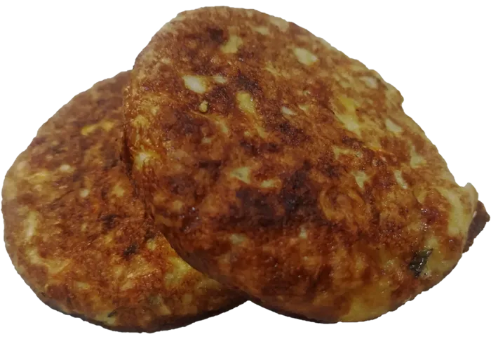 鸡蛋蔬菜切开烙饼厚蛋饼玉米胡萝卜免抠摄影元素素材