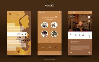 UI多页面包装展示手机APP交互界面样机长图概念PSD设计模板