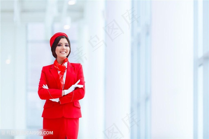 微笑空姐美女高清图片