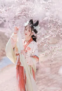 甜美清纯少女古装写真摄影图片