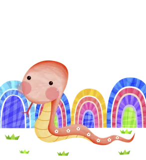 卡通画乡村振兴