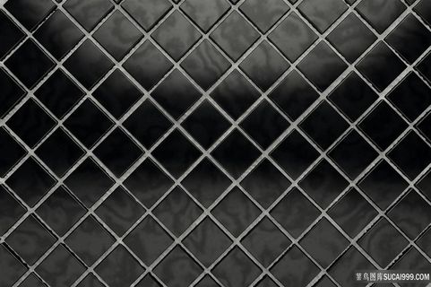 黑色质感菱形背景