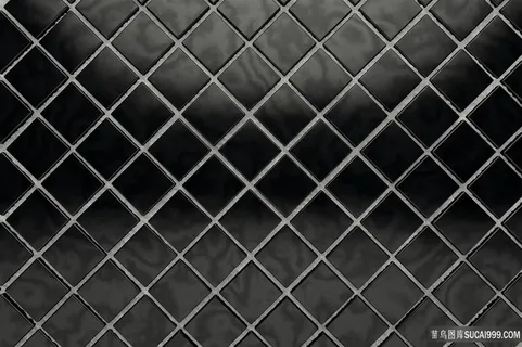 黑色质感菱形背景