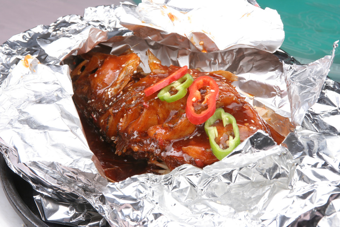 29 锡纸包鲈鱼-大福饺子城