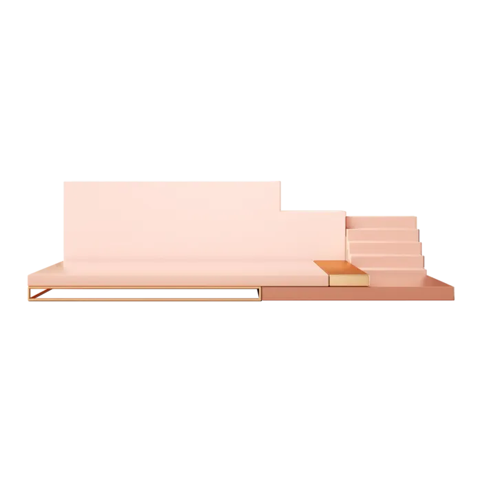 3D展台素材免扣产品展示台PNG