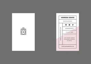 60名片 时尚 潮流 个性 前卫