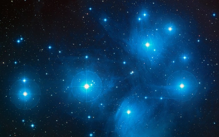 蓝天星空高清图片