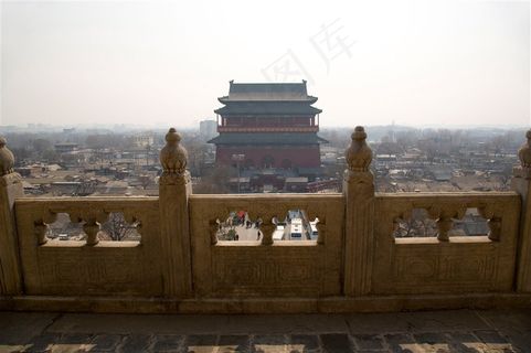 钟鼓楼北京故宫摄影图片