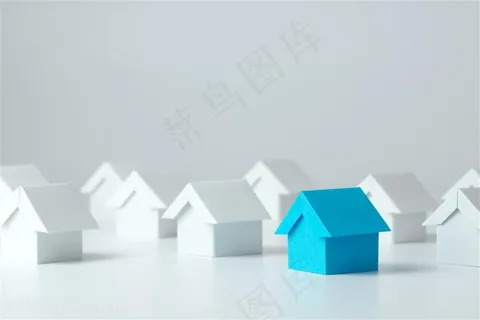 突出的房子模型创意高清图片 突出的房子模型创意高清图片