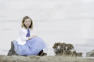 清新唯美可爱的女孩摄影图片