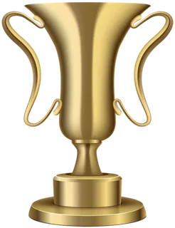 金色冠军奖杯免抠