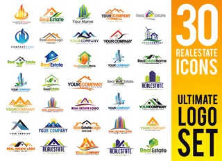 手绘Logo标志素材