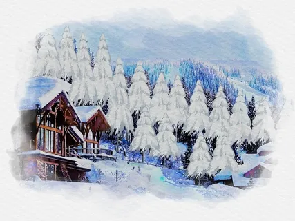 冬天自然背景风景 冬天自然背景风景