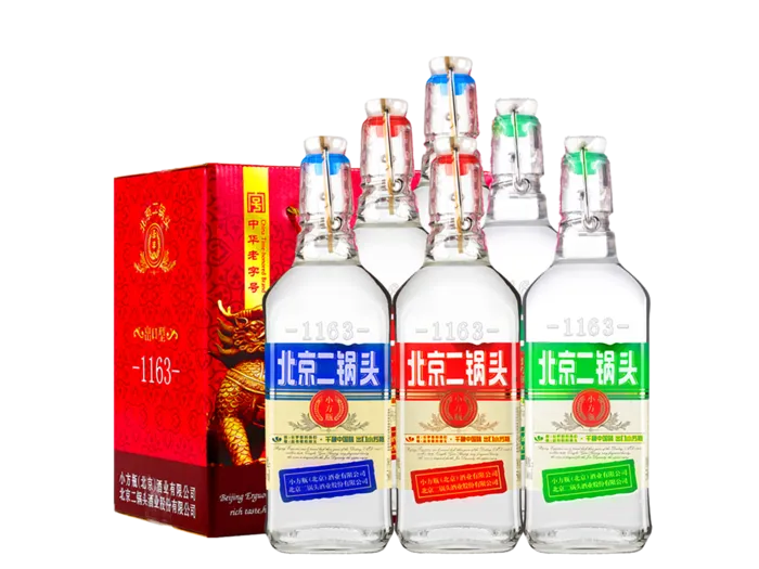 超市商品清晰大图免抠实物摄影png格式图片透明底品牌白酒小方瓶