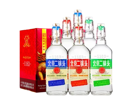 超市商品清晰大图免抠实物摄影png格式图片透明底品牌白酒小方瓶