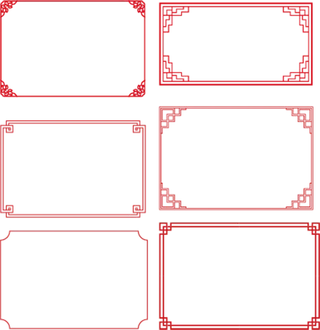 古典边框素材免扣