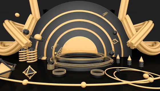 C4D电商场景模型渲染背景  C4D电商场景模型渲染背景