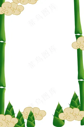 国潮手绘相框psd分层模板