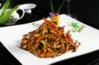 R00987鲜茶树菇炒爽肉 (2)