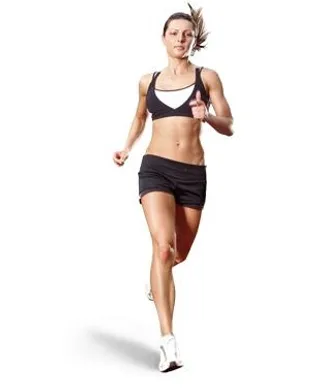 奔跑的女孩 PNG免抠