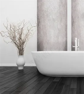 房间干枝装饰品与浴缸摄影高清图片 房间干枝装饰品与浴缸摄影高清图片