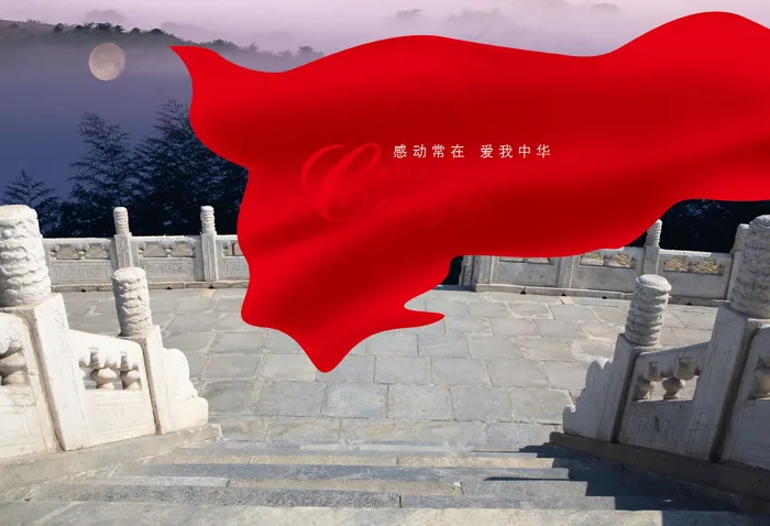 中国风古建风格海报素材_0095psd模版下载