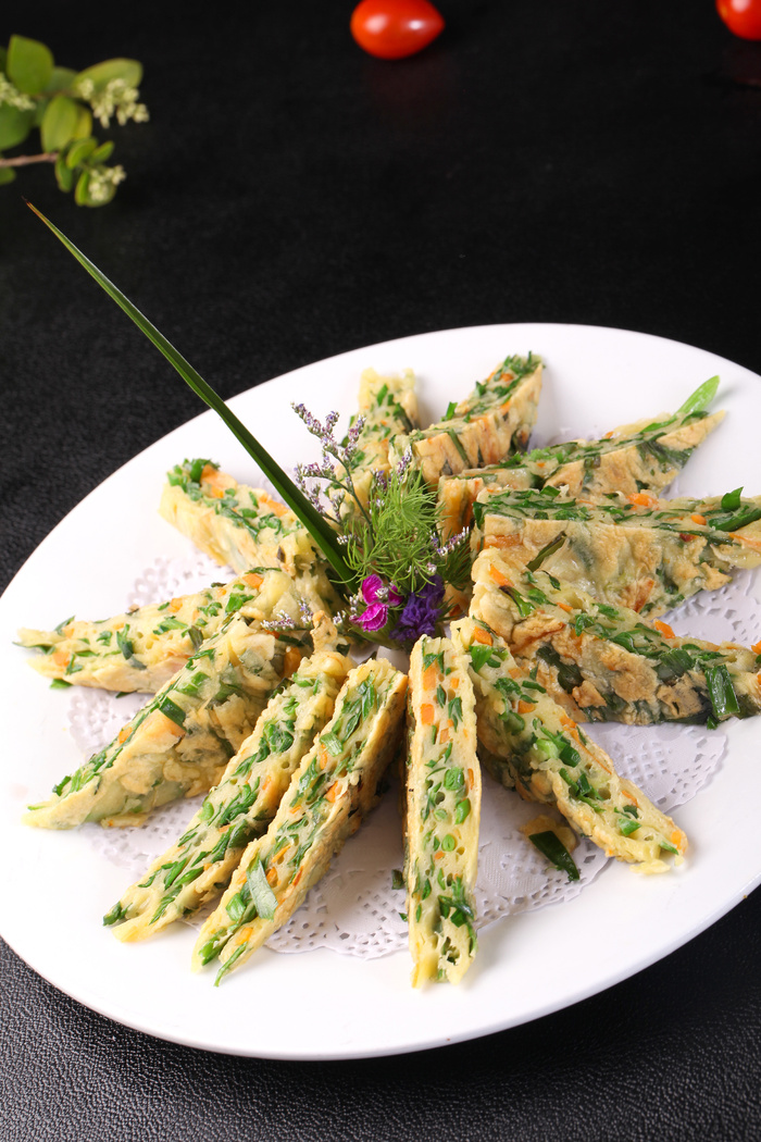 香煎素菜饼 (1)