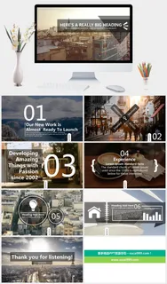 欧美风全图型背景PPT模板 欧美风全图型背景PPT模板