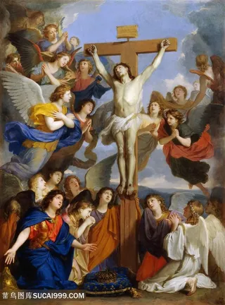 查尔斯 · 勒布朗，天使受难记油画图片