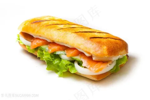 美味的三明治汉堡高清图西餐图片