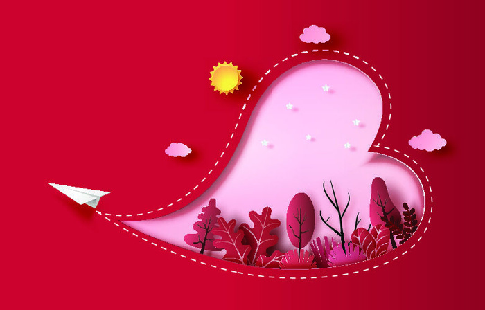 2.14情人节高端大气矢量插画