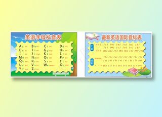 英语字母发音表小学生幼儿园学习英语幼小衔接