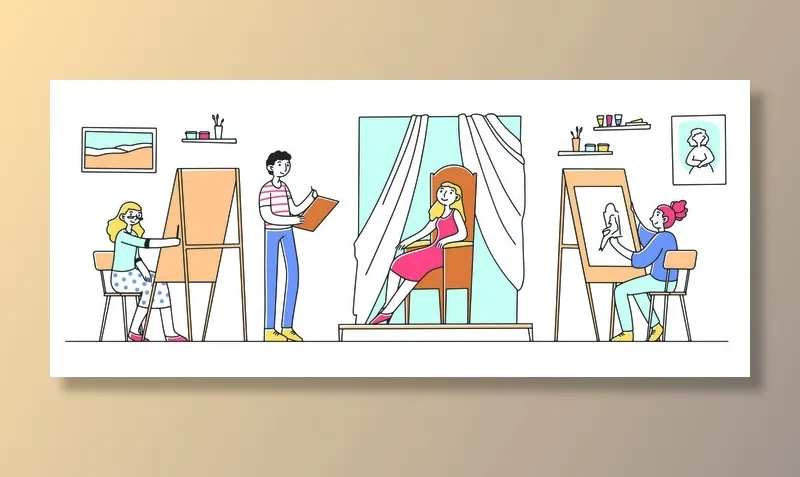 扁平化人物场景办公互联网等距ai矢量设计网页海报UI素材插画eps,ai矢量模版下载