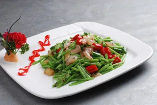 CXC00171碧绿茼蒿炒海皇38例