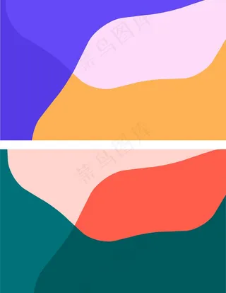 炫彩几何图形背景 几何艺术设计