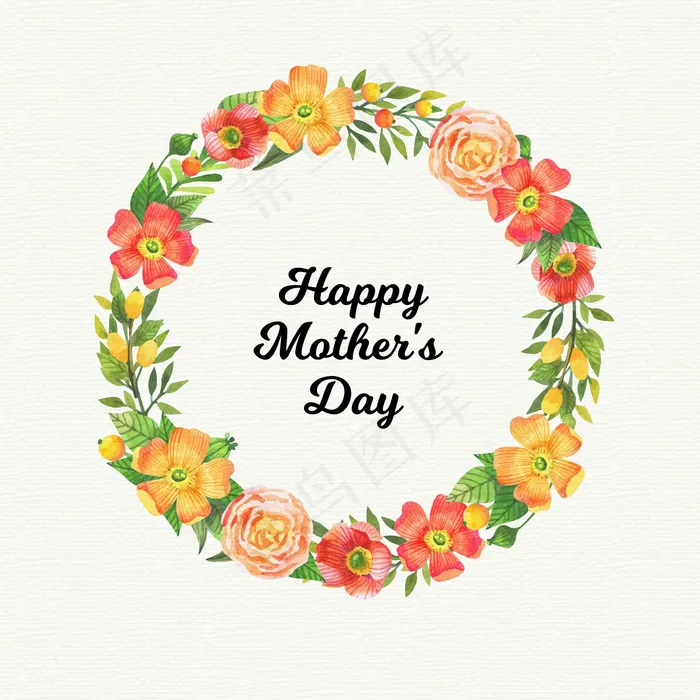 感恩母亲节 ai矢量模版下载