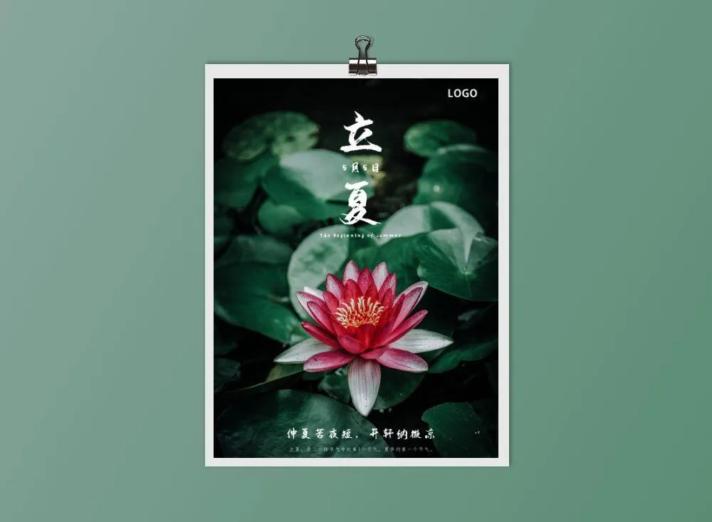 立夏|海报|海报psd模版下载