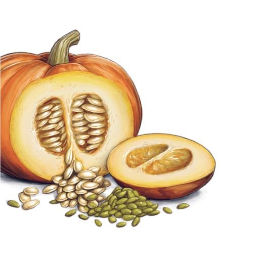 南瓜子 PNG免抠(600x600)