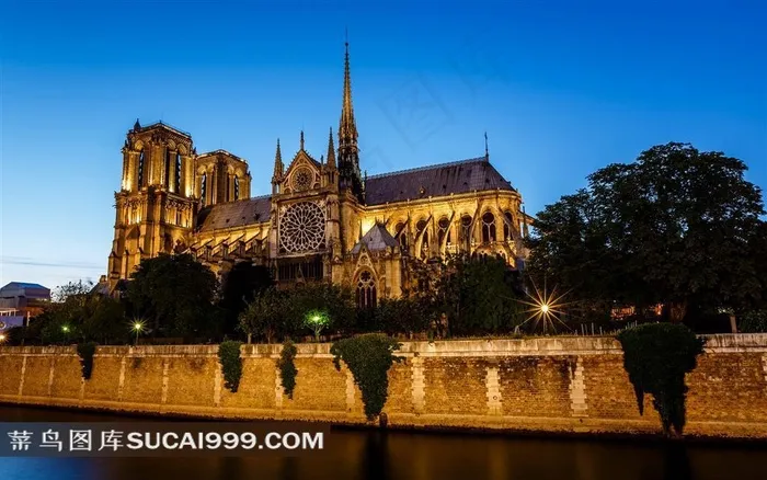 法国巴黎圣母院图片