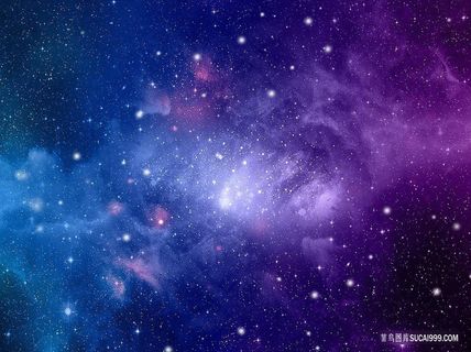 紫色星空图片素材