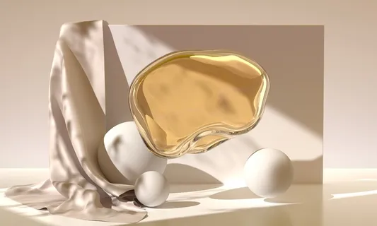 电商产品3D立体背景图主图场景 