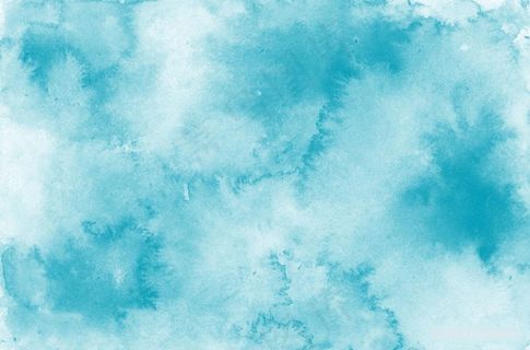 高清蓝色水彩晕染效果背景图