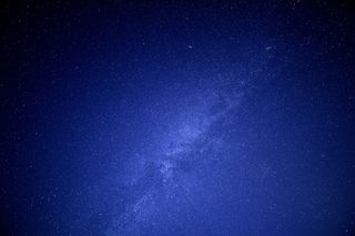 蓝色星空高清图片