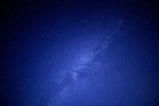 蓝色星空高清图片